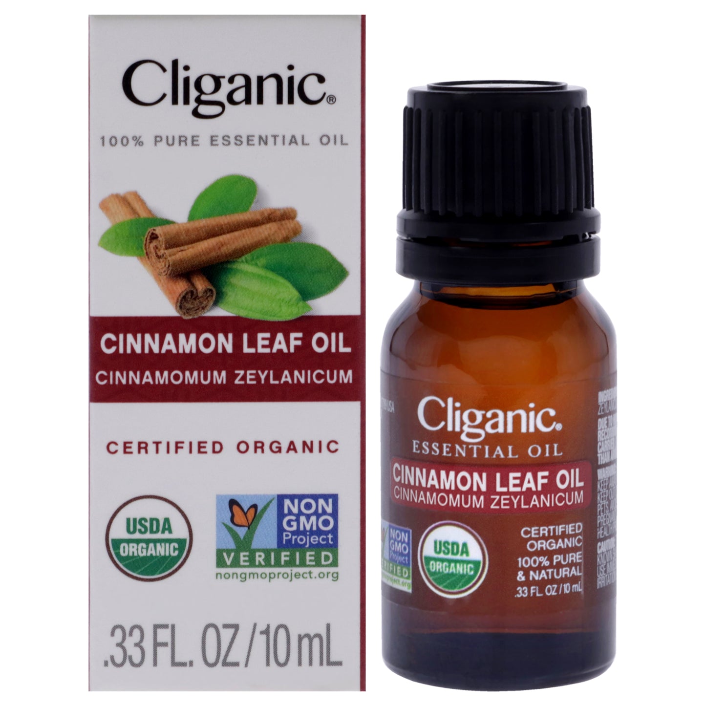 Organic Cinnamon Leaf 0.33 oz Oil