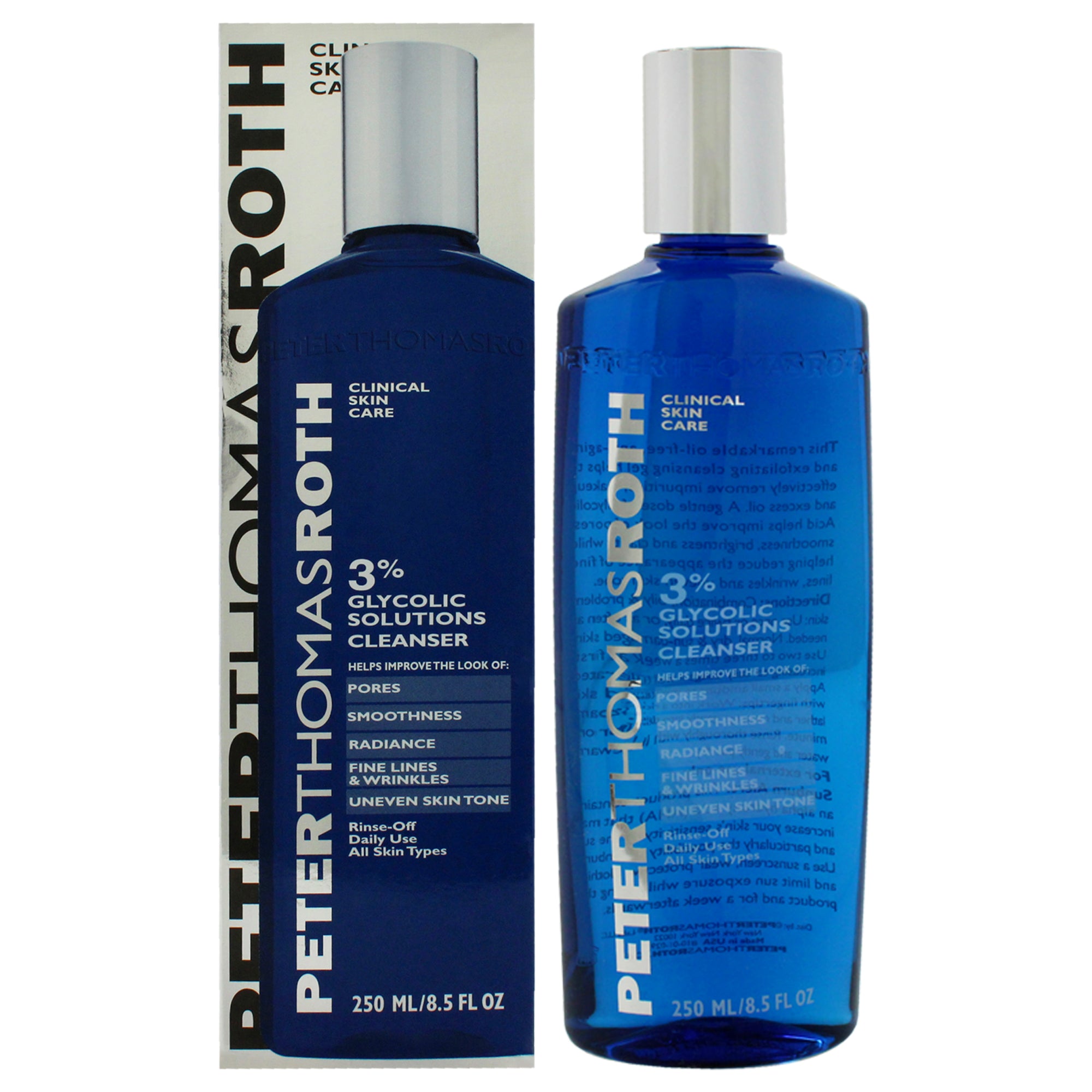 Glycolic 3 Percent Solutions Cleanser by Peter Thomas Roth for Unisex - 8.5 oz Cleanser (Tester)