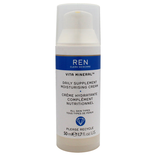 Vita Mineral Daily Supplement Moisturising Cream by REN for Unisex - 1.7 oz Cream (Tester)