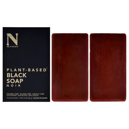 Bar Soap - Black by Dr. Natural for Unisex - 2 x 8 oz Soap