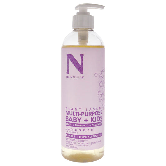 Multi-Purpose Baby Plus Kids Soap - Lavender by Dr. Natural for Kids - 16 oz Soap