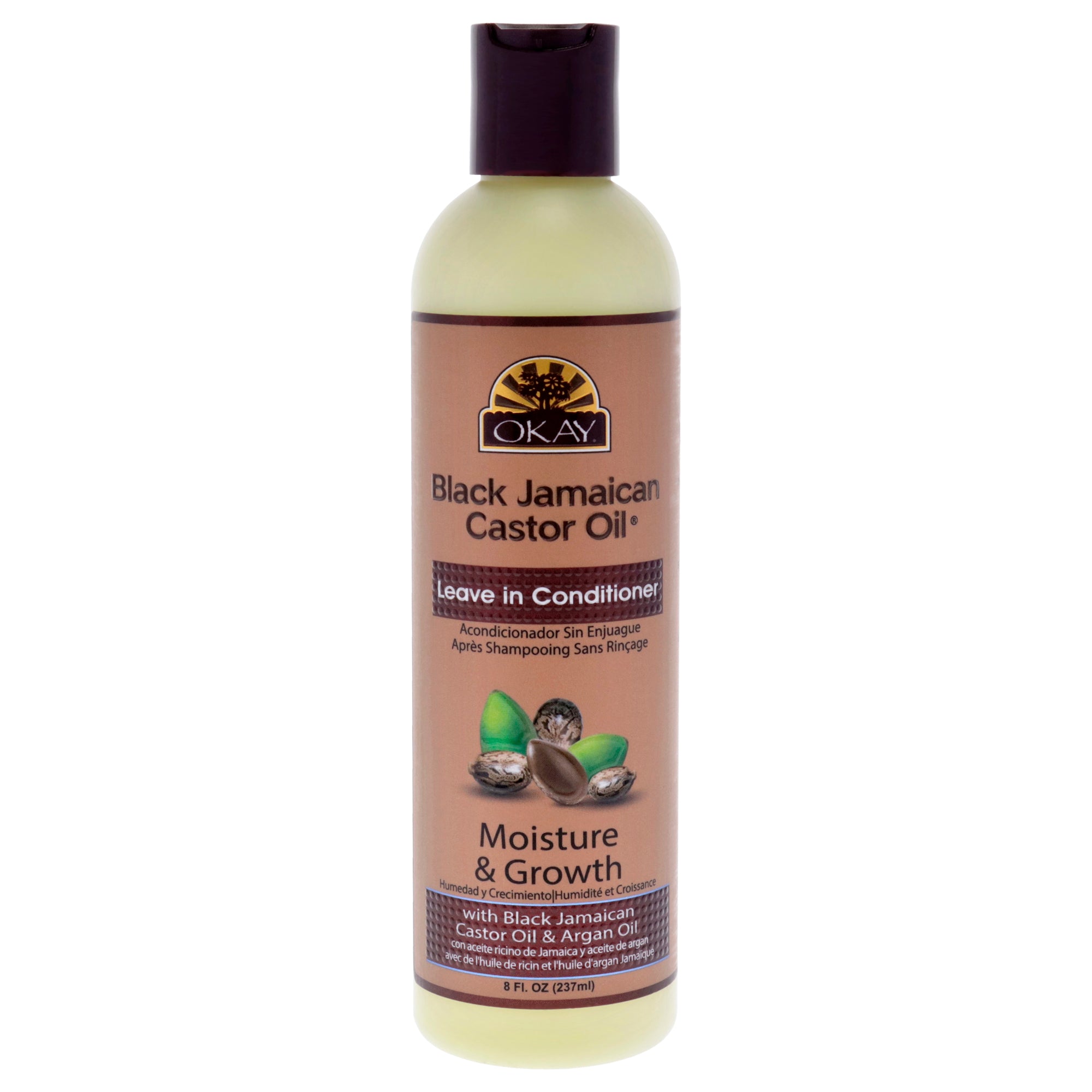 Black Jamaican Castor Oil Leave In Conditioner by Okay for Unisex - 8 oz Leave In Conditioner