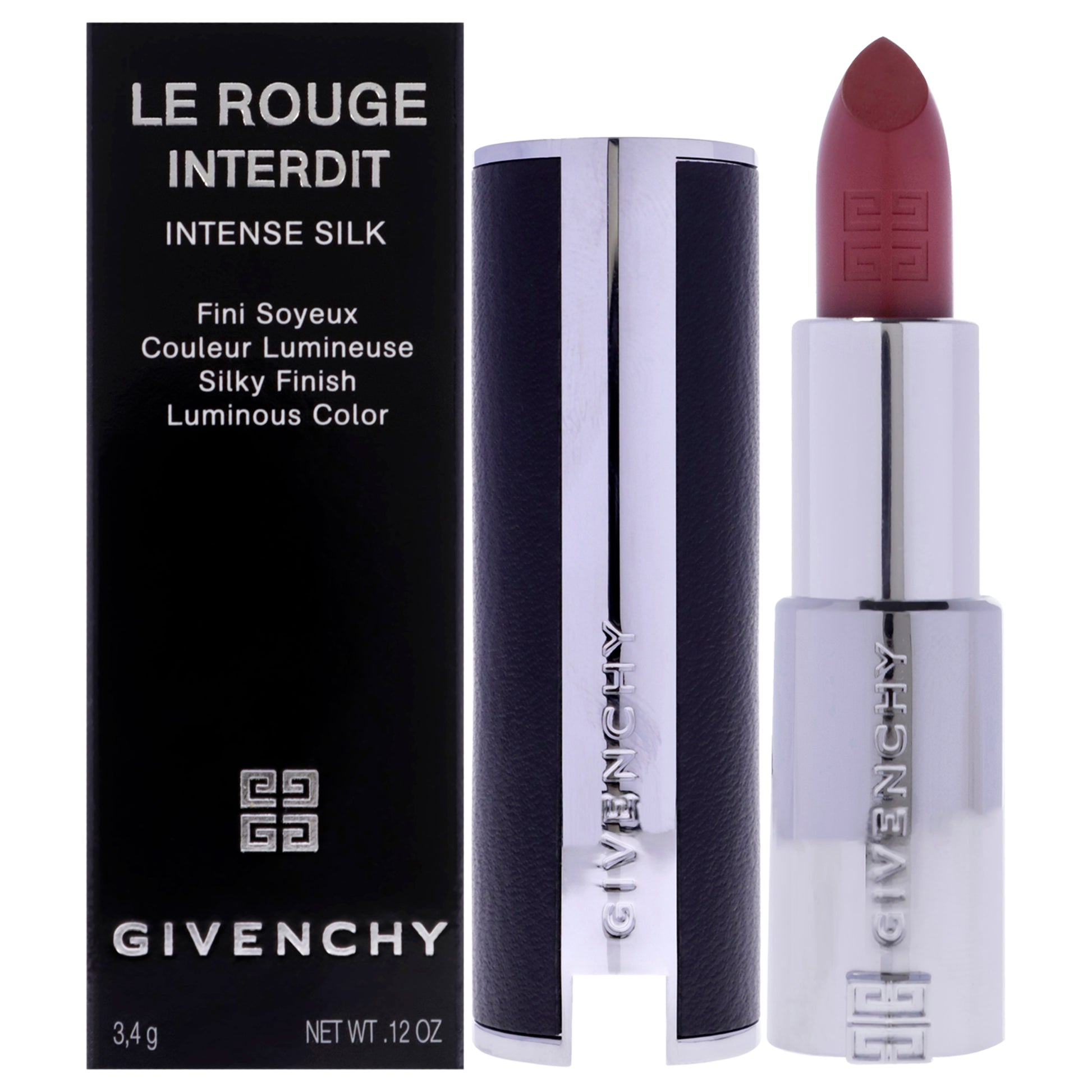 Le Rouge Interdit Intense Silk Lipstick - 116 Nude Boise by Givenchy for Women - 0.12 oz Lipstick (Refillable)