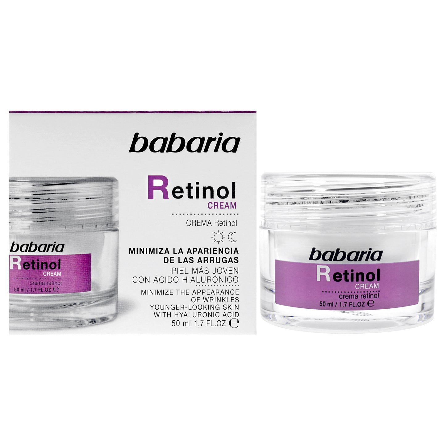 Retinol Face Rejuvenator Cream by Babaria for Women - 1.7 oz Cream