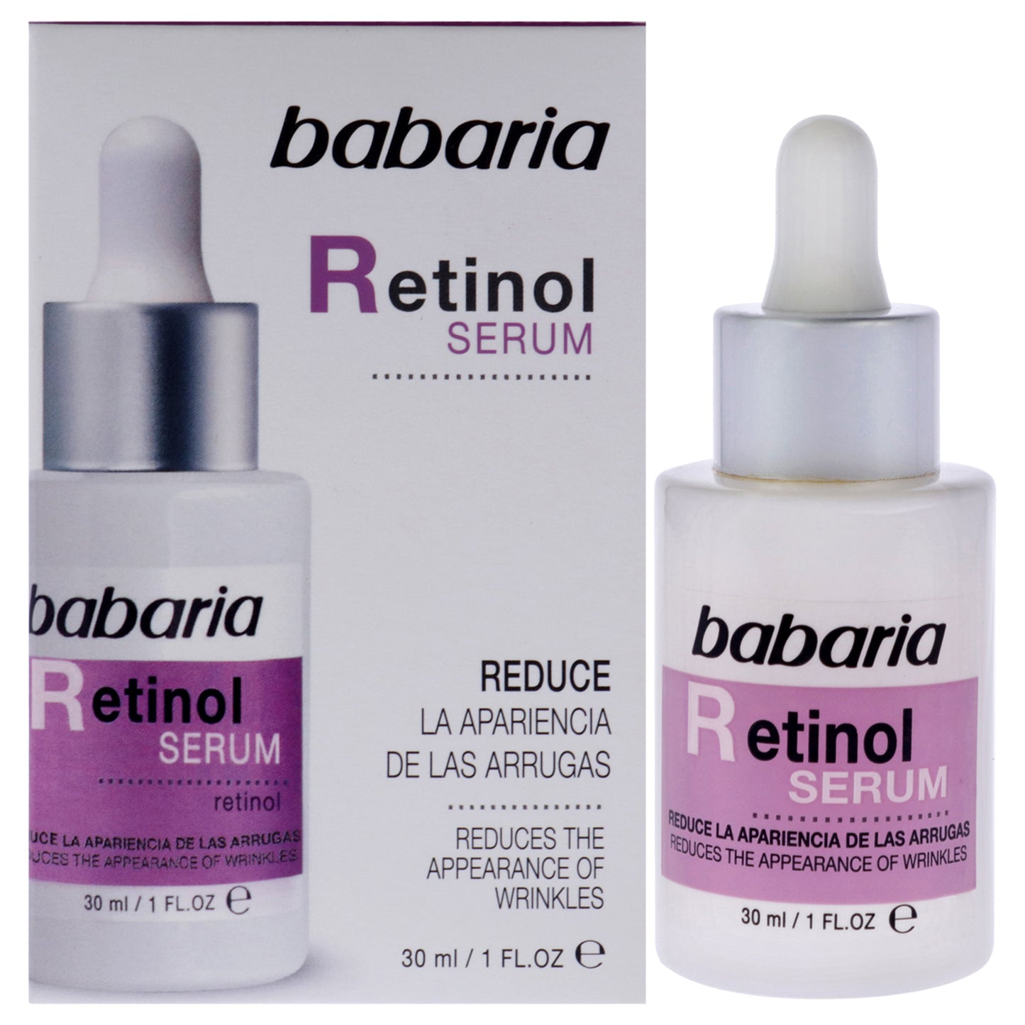 Retinol Face Serum by Babaria for Women - 1 oz Serum