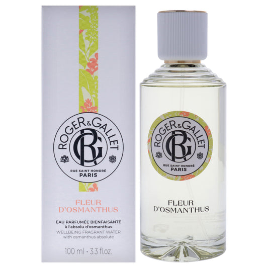 Osmanthus Flower by Roger & Gallet for Unisex - 3.3 oz Fragrant Water Spray