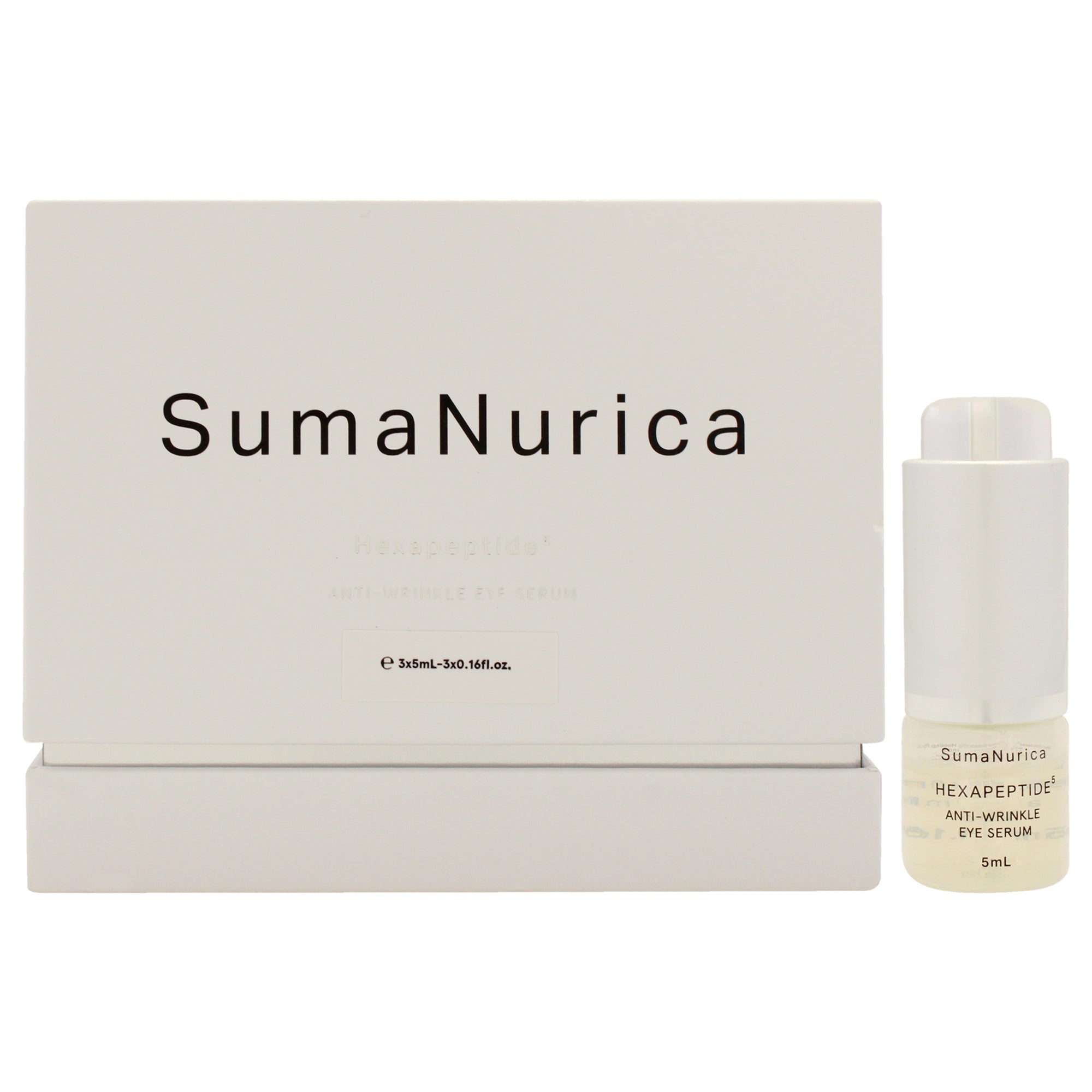 Hexapeptide5 Anti-Wrinkle Eye Serum by SumaNurica for Women - 3 x 0.16 oz Serum