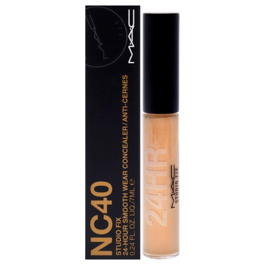 Studio Fix 24-Hour Smooth Wear Concealer - NC40 by MAC for Women - 0.24 oz Concealer