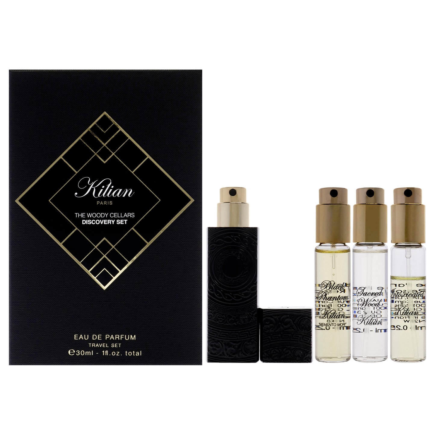 The Woody Cellars Discovery Set 5 Pc Mini Gift Set 0.25oz Straight to Heaven EDP Spray (Refill)