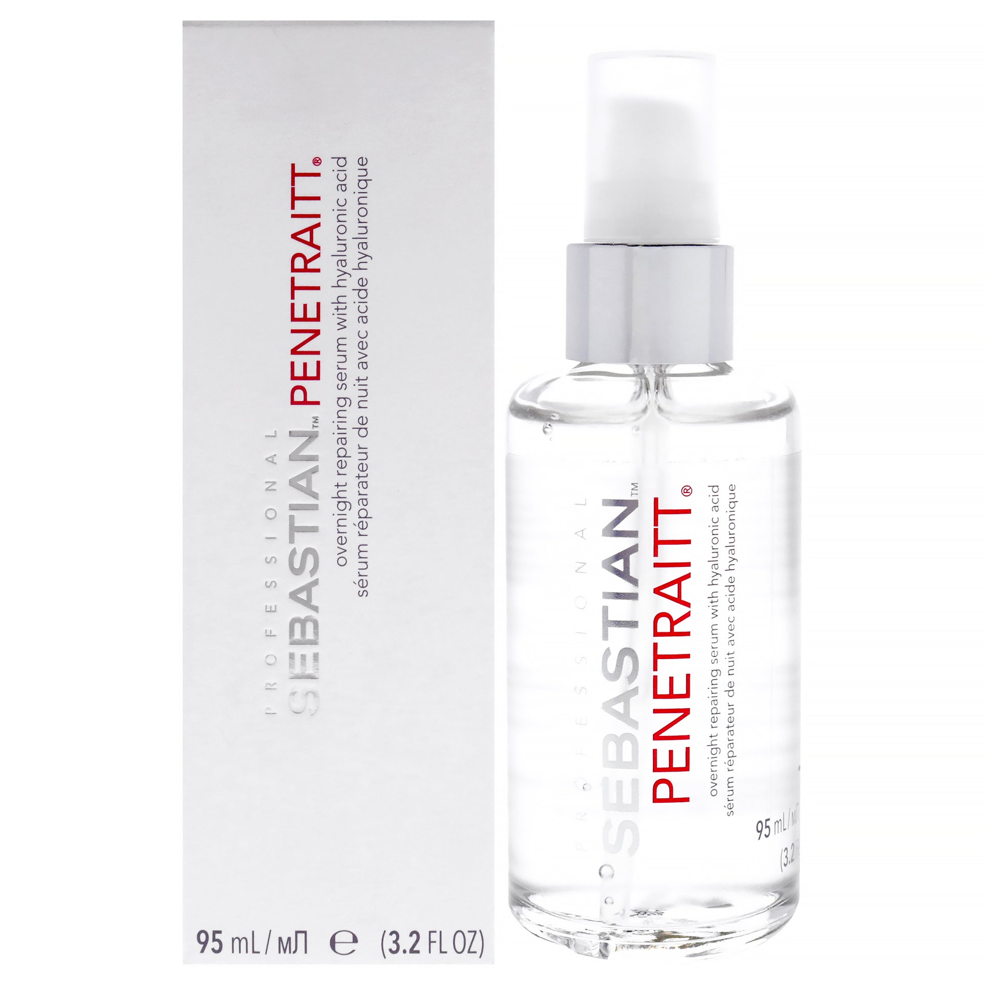 Penetraitt Overnight Repairing Serum by Sebastian for Unisex - 3.2 oz Serum