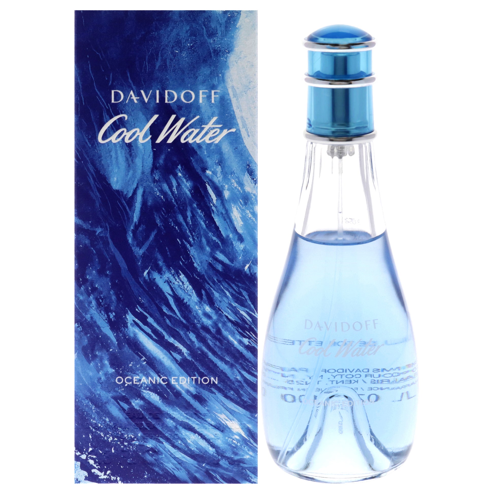 Cool Water Oceanic Edition by Davidoff for Women - 3.3 oz EDC Spray