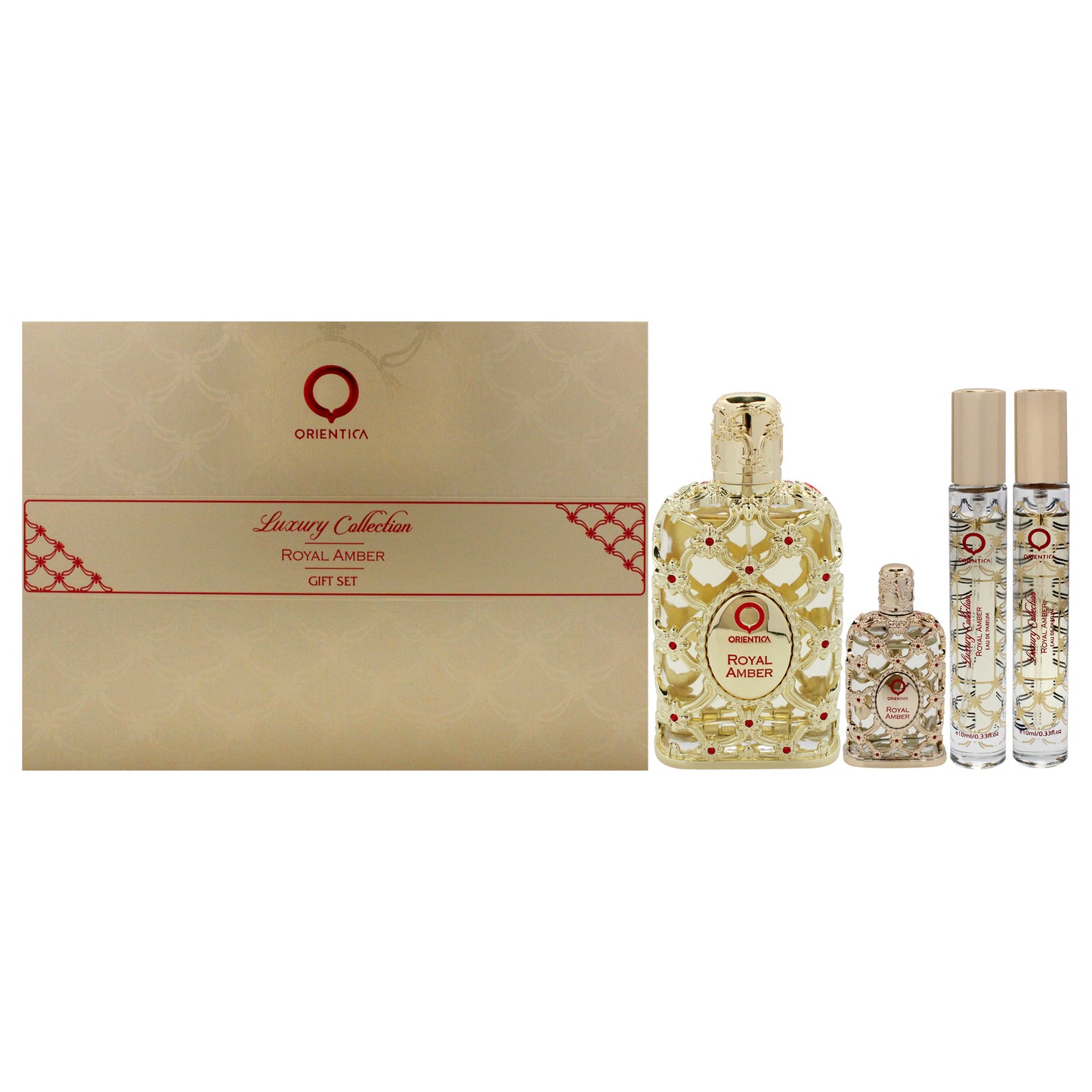 Royal Amber 4 Pc Gift Set 2.7oz EDP Spray