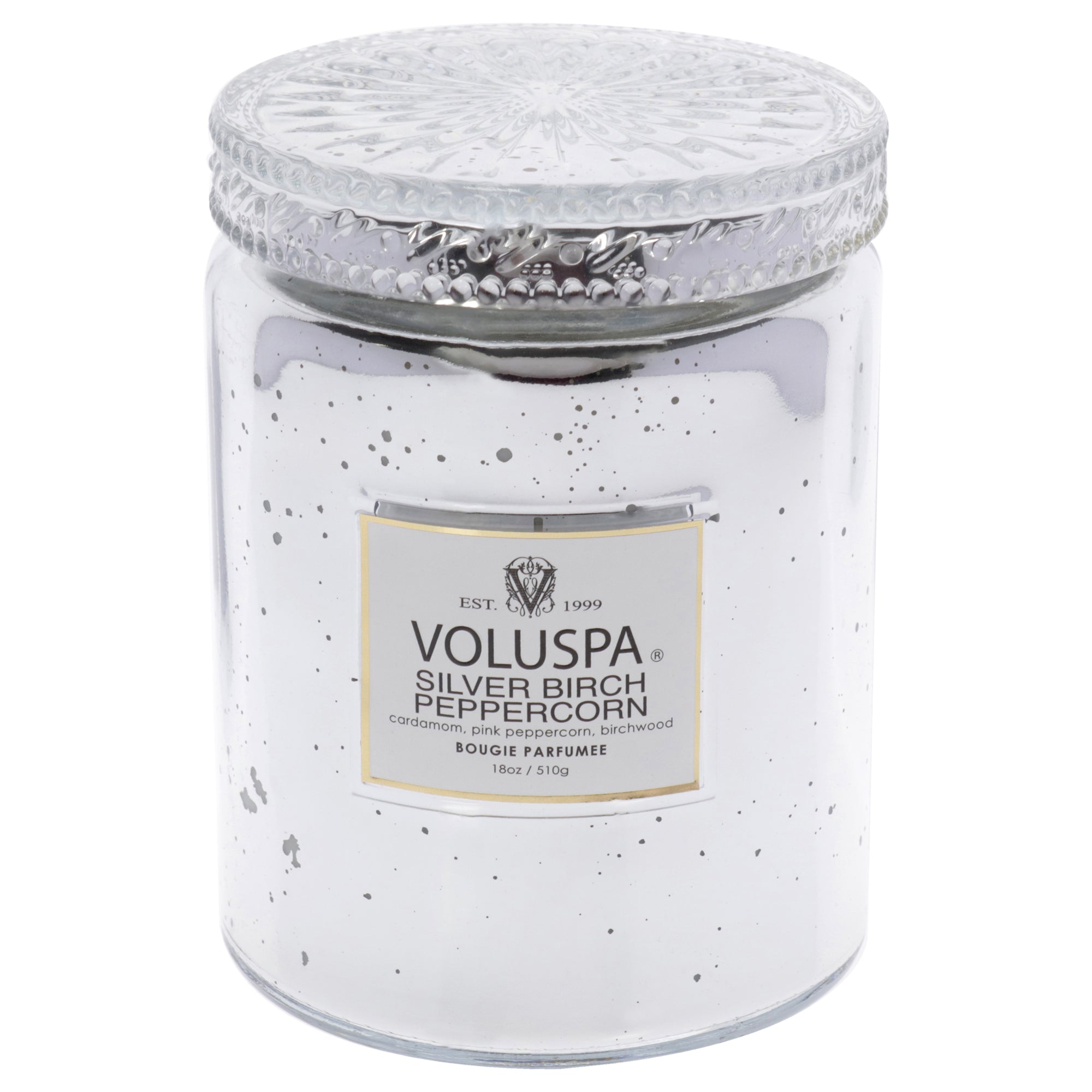 Large - Silver Birch Peppercorn by Voluspa for Unisex - 18 oz Candle