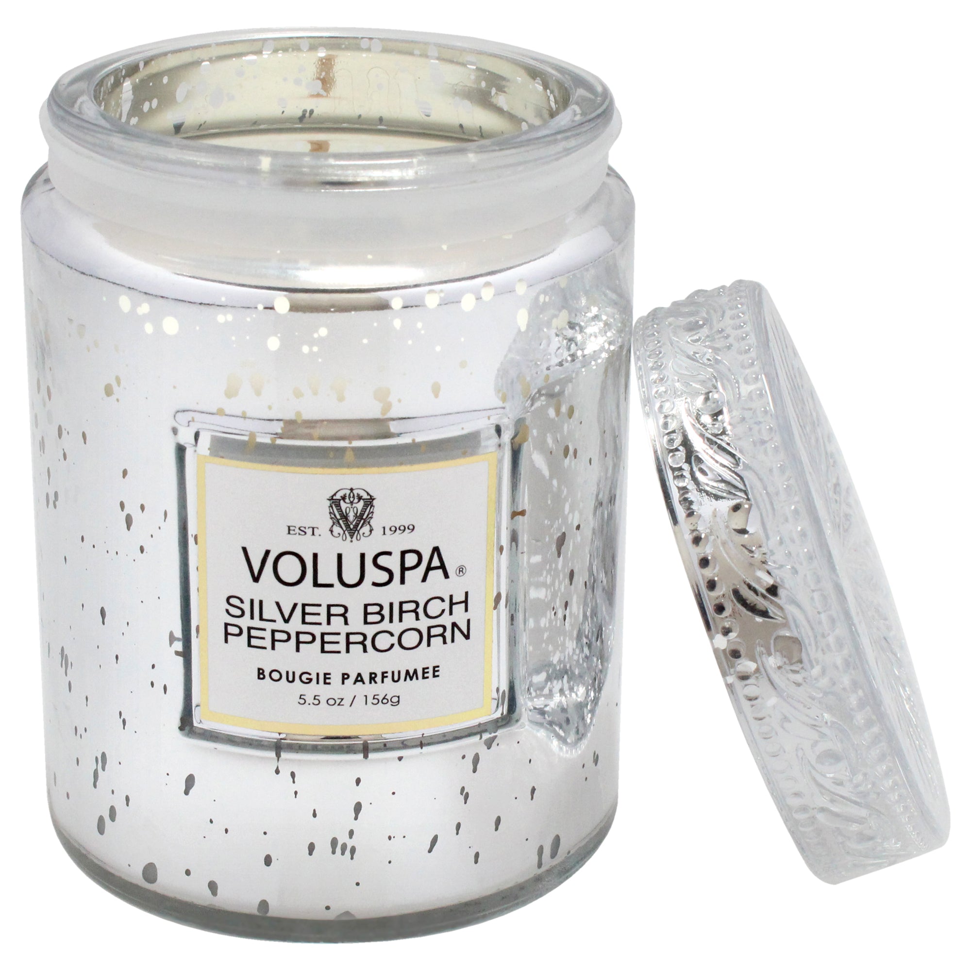 Small - Silver Birch Peppercorn by Voluspa for Unisex - 5.5 oz Candle