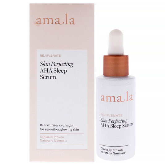 Skin Perfecting AHA Sleep Serum by Amala for Women - 1 oz Serum