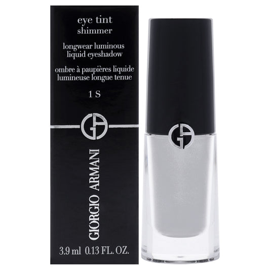 Eye Tint Shimmer Liquid Eyeshadow - 1 S Silver by Giorgio Armani for Women - 0.13 oz Eye Shadow