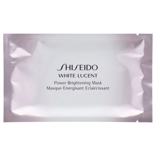White Lucent Power Brightening Mask by Shiseido for Unisex - 6 Pc Mask (Tester)