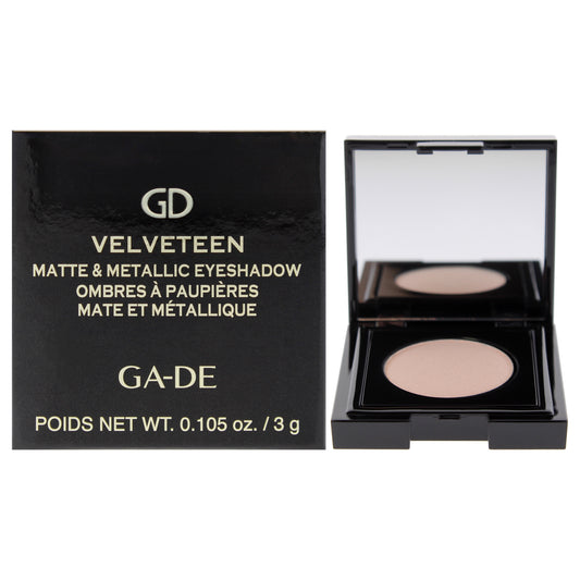 Velveteen Matte and Metallic Eyeshadow - 228 Natural by GA-DE for Women - 0.105 oz Eye Shadow