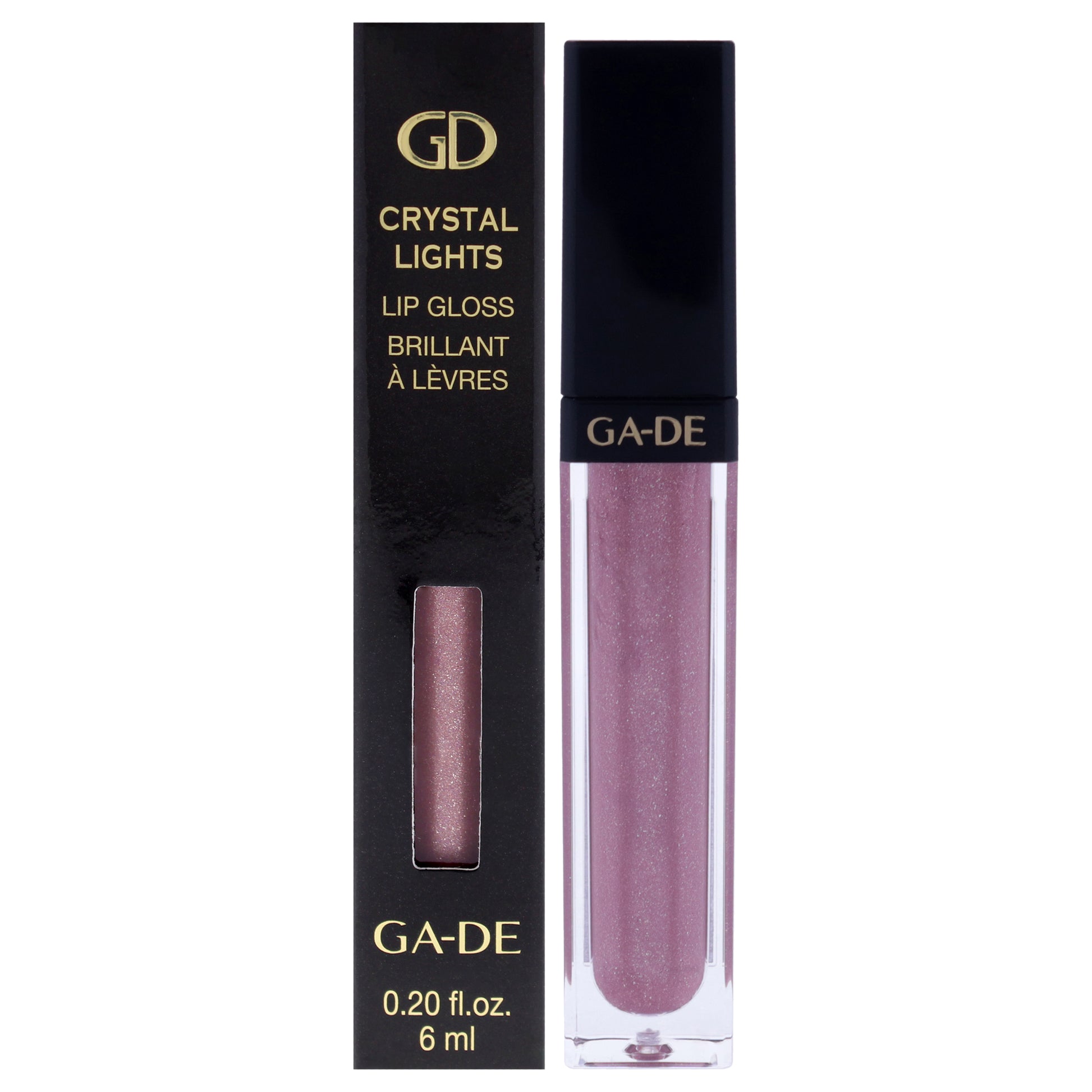 Crystal Lights Lip Gloss - 514 Smoky Quartz by GA-DE for Women - 0.2 oz Lip Gloss