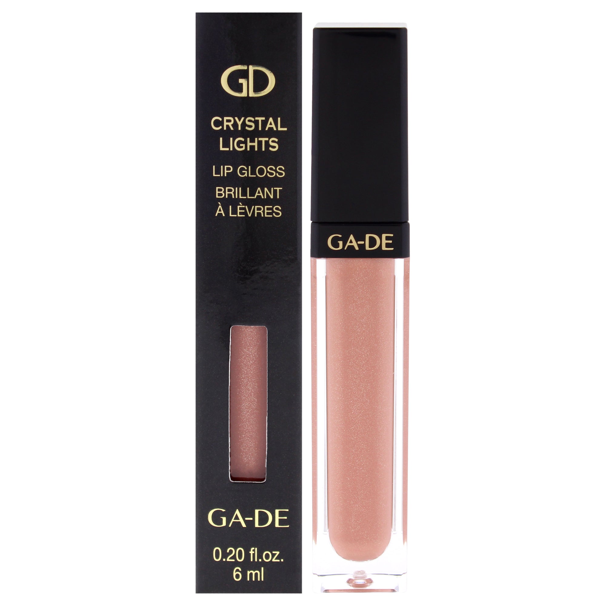 Crystal Lights Lip Gloss - 819 Petal Light by GA-DE for Women - 0.2 oz Lip Gloss