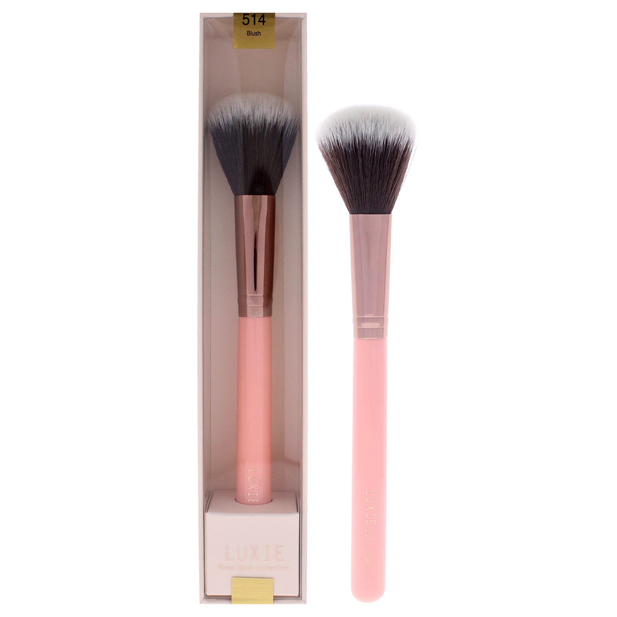 Rose Gold Blush Brush - 514 by Luxie for Women - 1 Pc Brush