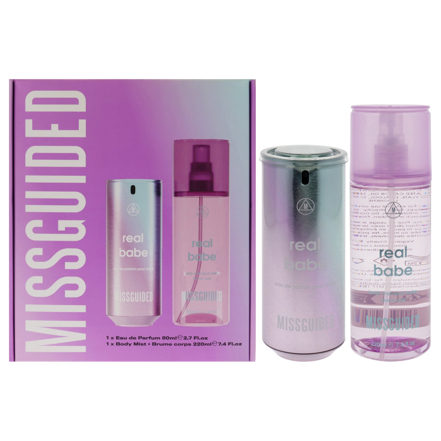 Real Babe 2 Pc Gift Set 2.7oz EDP Spray