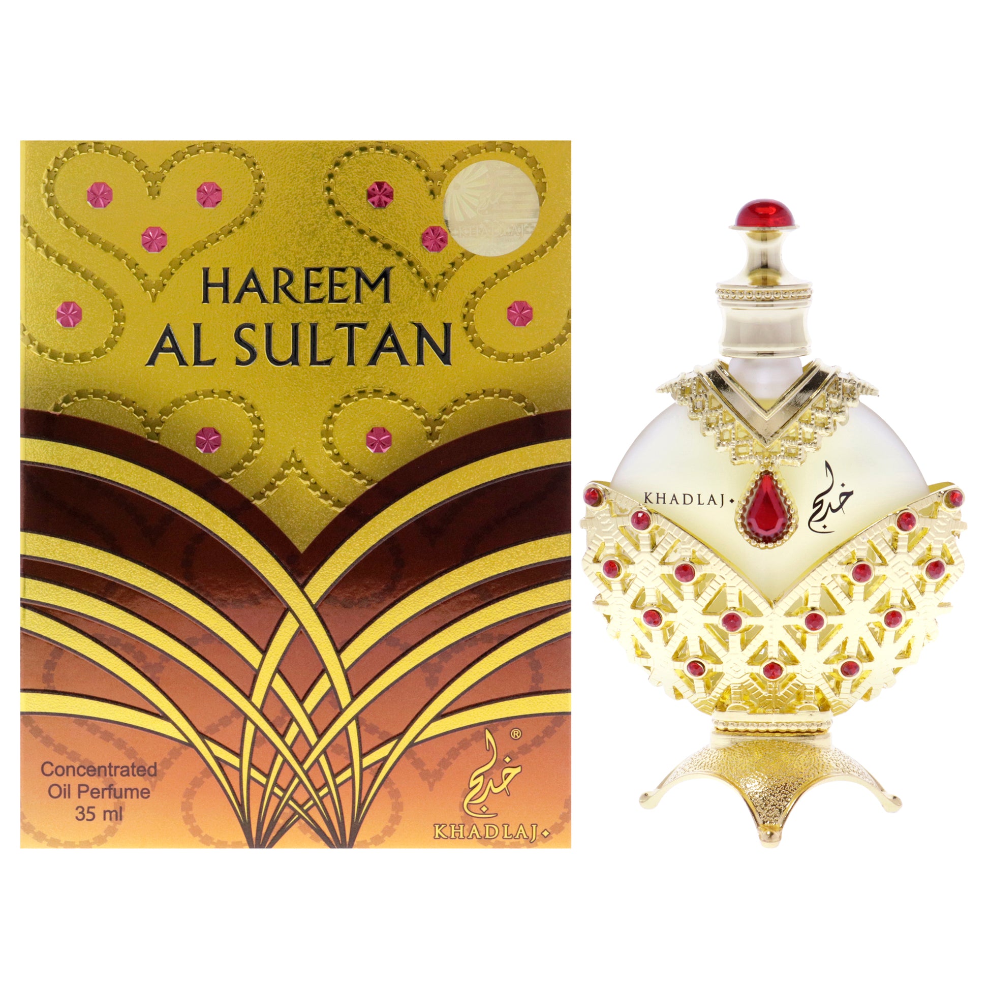 Hareem Al Sultan Gold by Khadlaj for Women - 1.16 oz Concentrated Perfume Oil