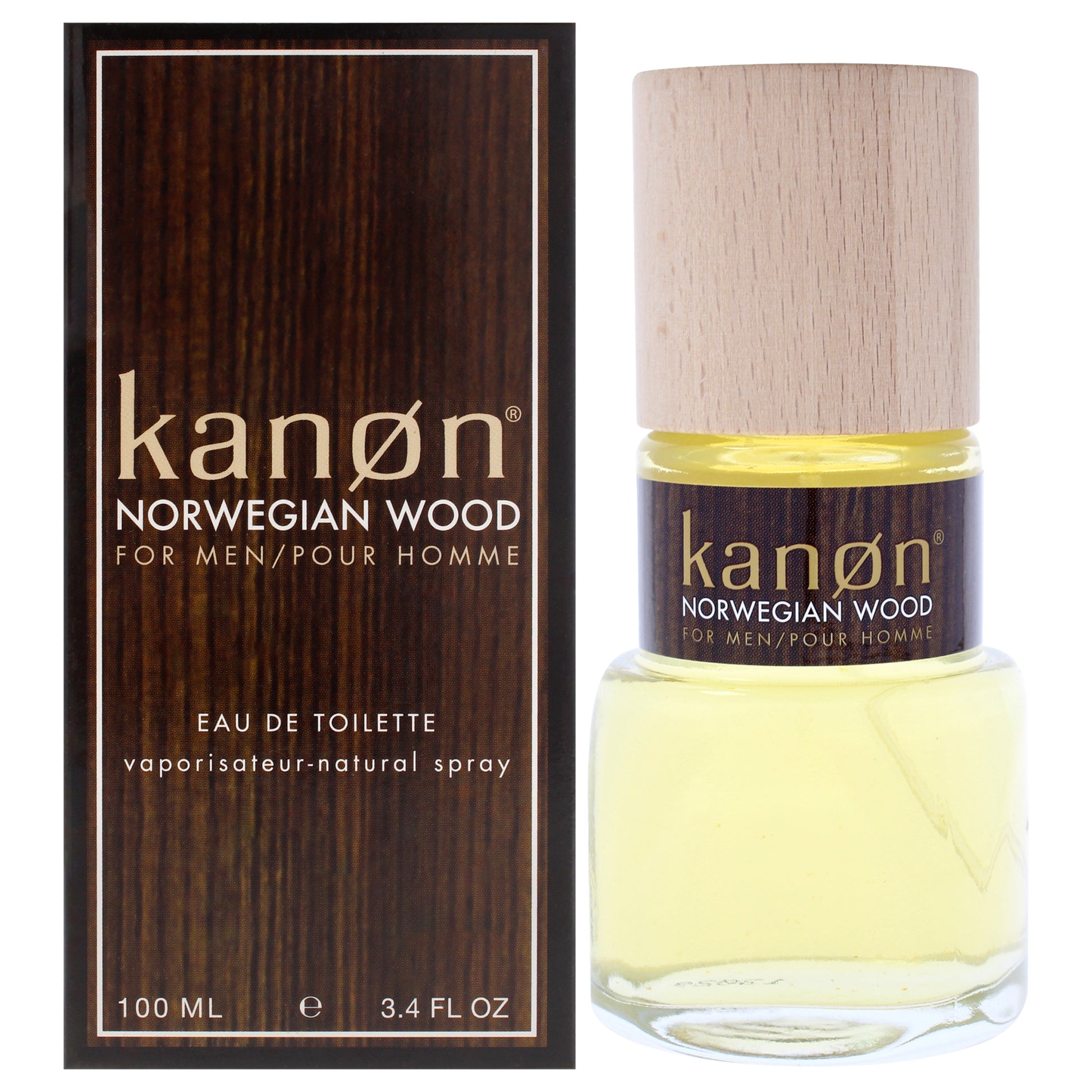 Kanon Norwegian Wood by Kanon for Men - 3.4 oz EDT Spray (Unboxed)