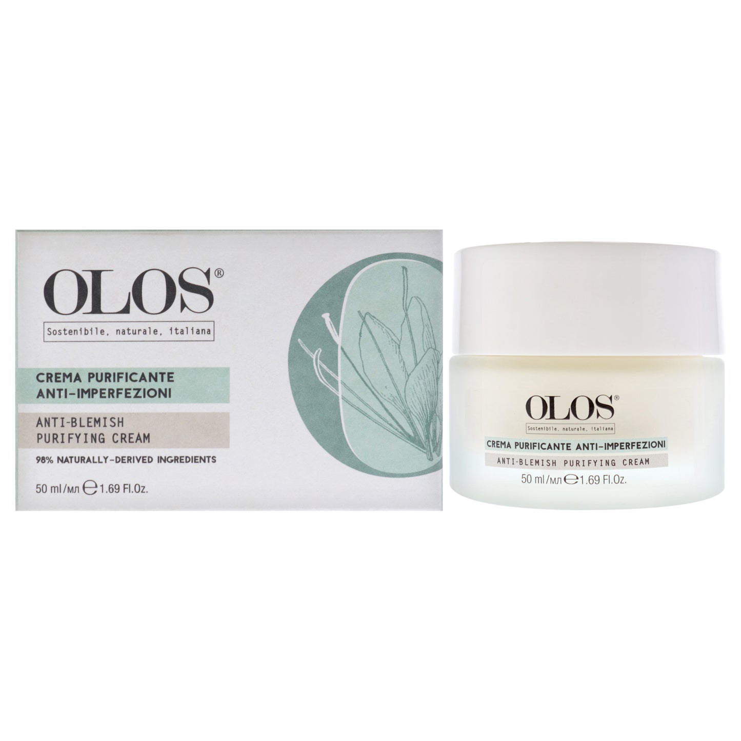 Anti-Blemish Purifying Cream by Olos for Unisex - 1.7 oz Cream
