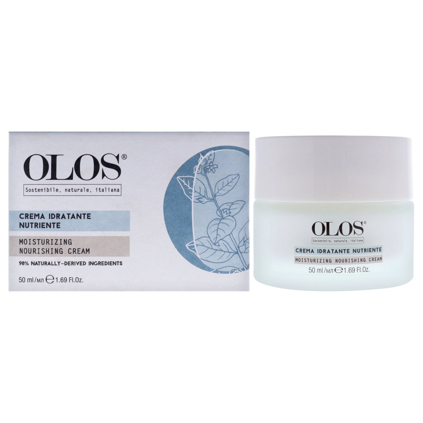 Moisturizing and Nourishing Cream by Olos for Unisex - 1.69 oz Cream
