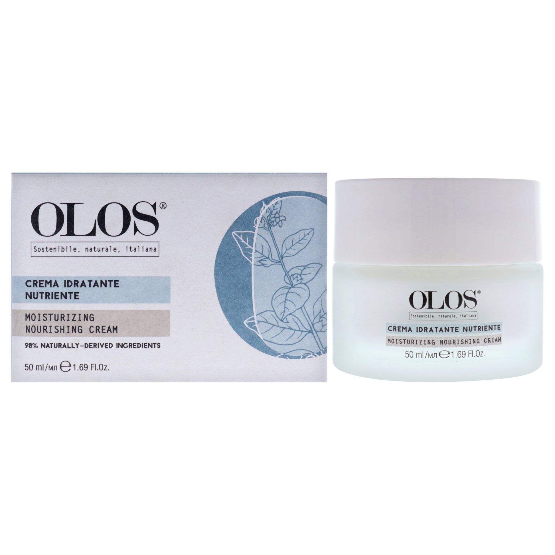 Moisturizing and Nourishing Cream by Olos for Unisex - 1.69 oz Cream
