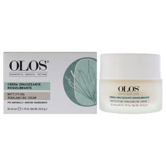 Mattifying Rebalancing Cream by Olos for Unisex - 1.7 oz Cream