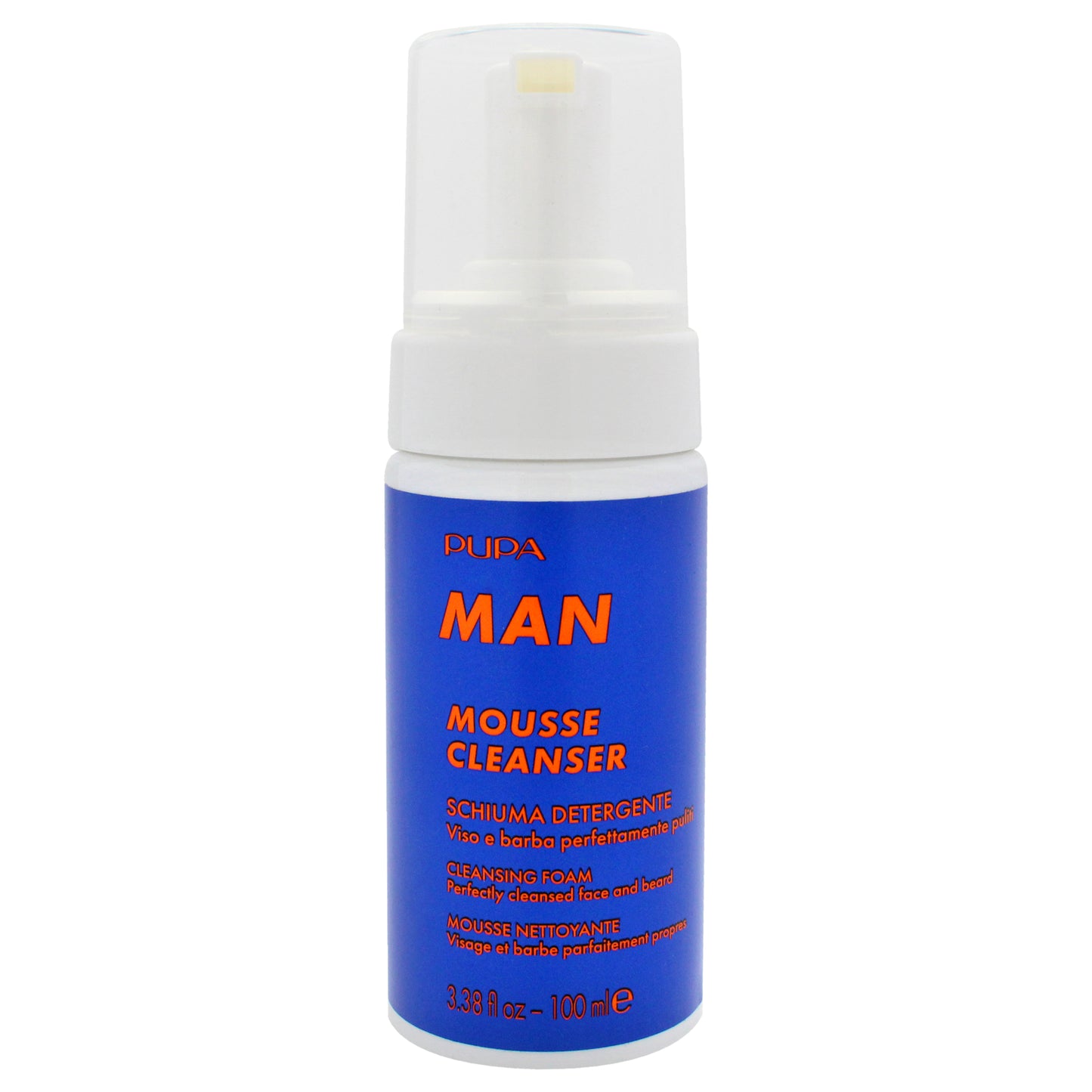 Mousse Cleanser Foam by Pupa Milano for Men - 3.38 oz Foam