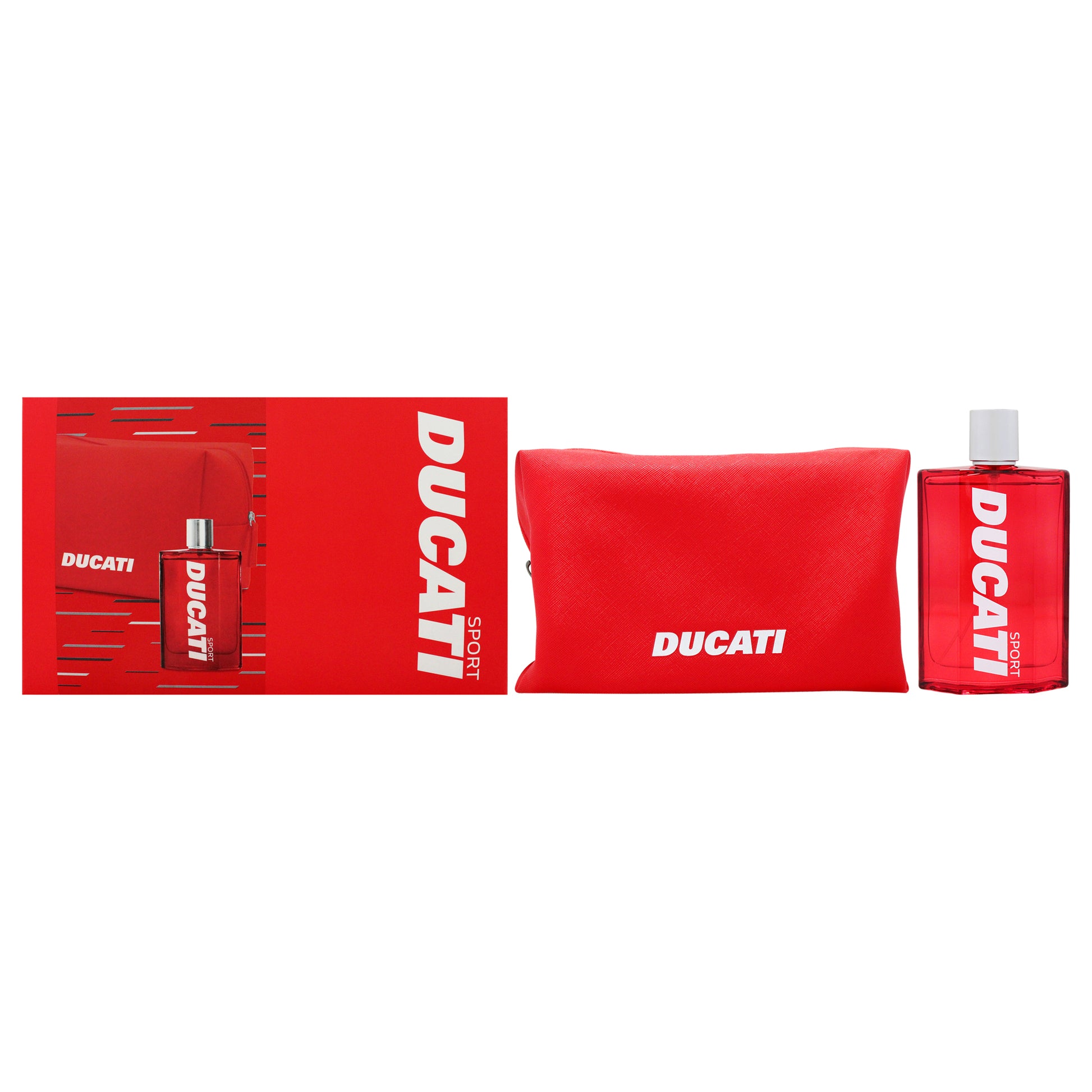 Ducati Sport by Ducati for Men - 2 Pc Gift Set 3.4oz EDT Spray, Pouch