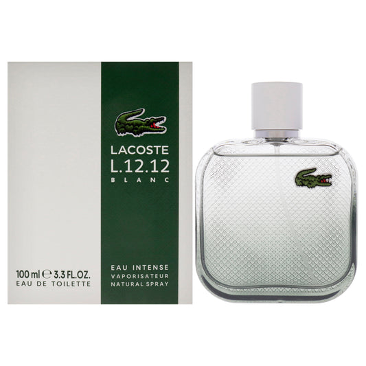Lacoste Eau De L.12.12 Blanc Eau Intense 3.3 oz EDT Spray