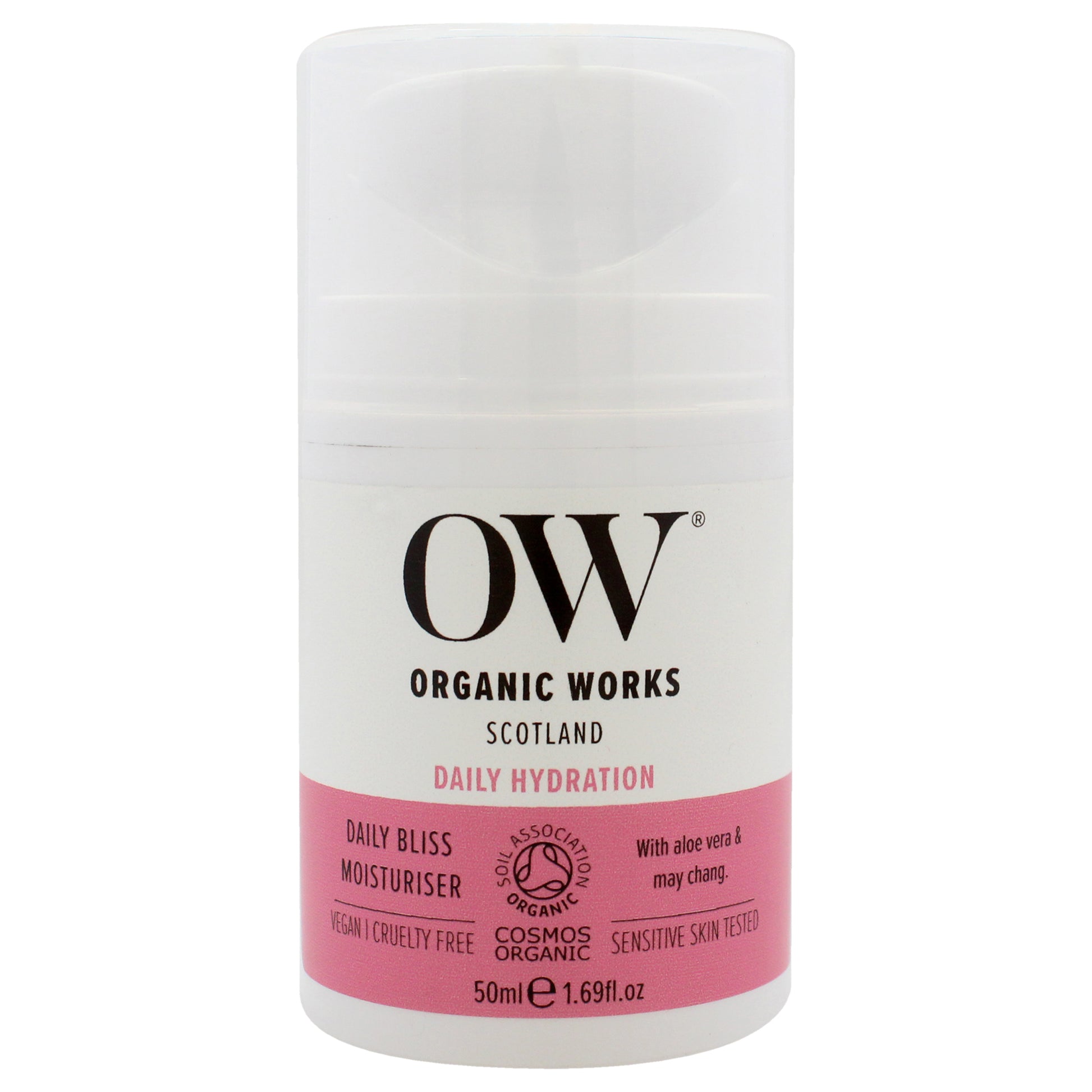 Daily Hydration Daily Bliss Moisturiser by Organic Works for Unisex - 1.69 oz Cream