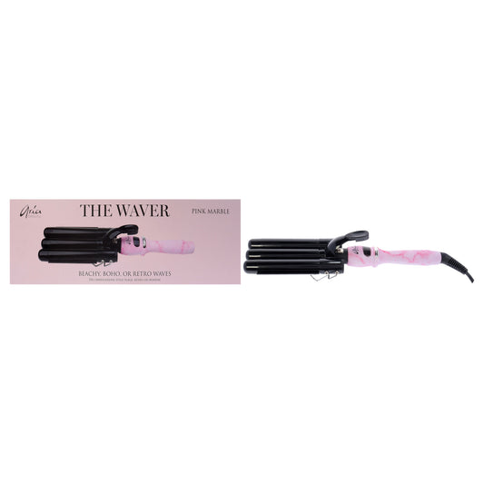The Waver - Pink Marble by Aria Beauty for Women - 25 mm Waver