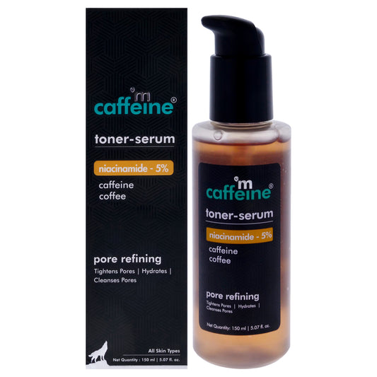 Toner-Serum Niacinamide 5 Percent Caffeine Coffee Pore Refining - All Skin Types by mCaffeine for Unisex - 5.07 oz Serum