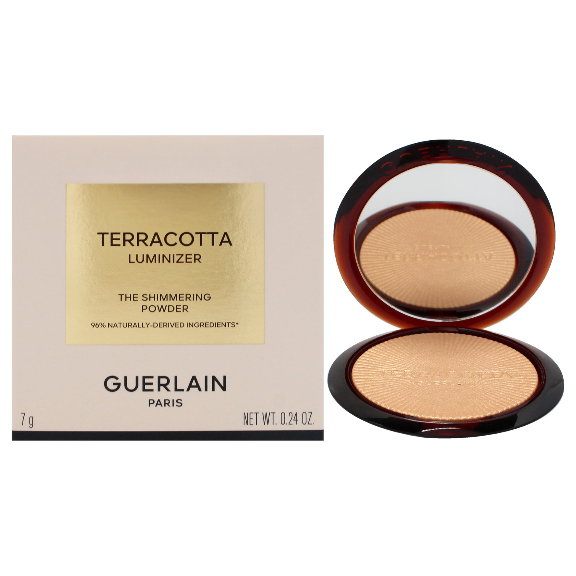 Terracotta Luminizer The Shimmering Powder - 01 Warm Gold by Guerlain for Women - 0.24 oz Powder