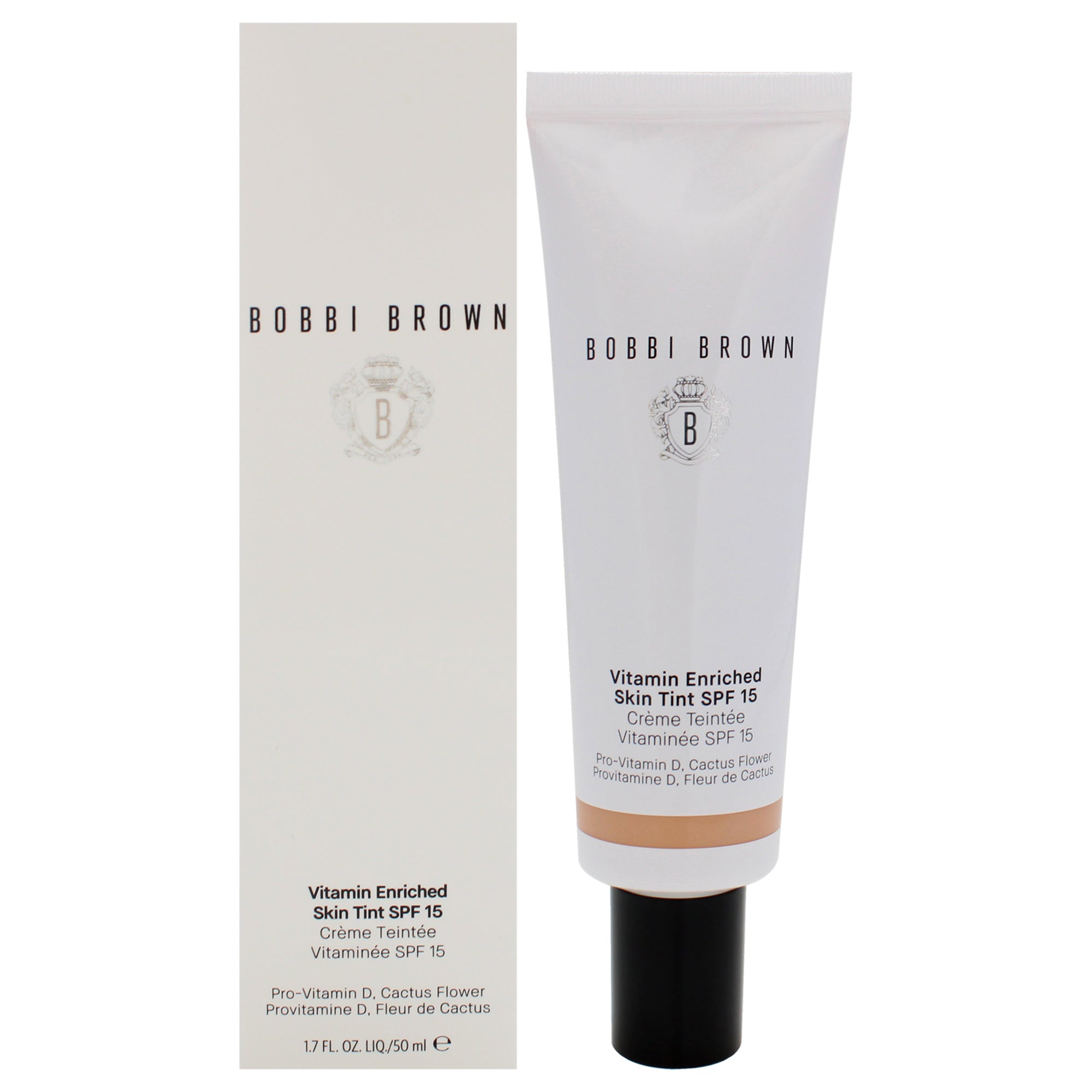 Vitamin Enriched Skin Tint SPF 15 - 1 Medium Warm by Bobbi Brown for Women - 1.7 oz Makeup