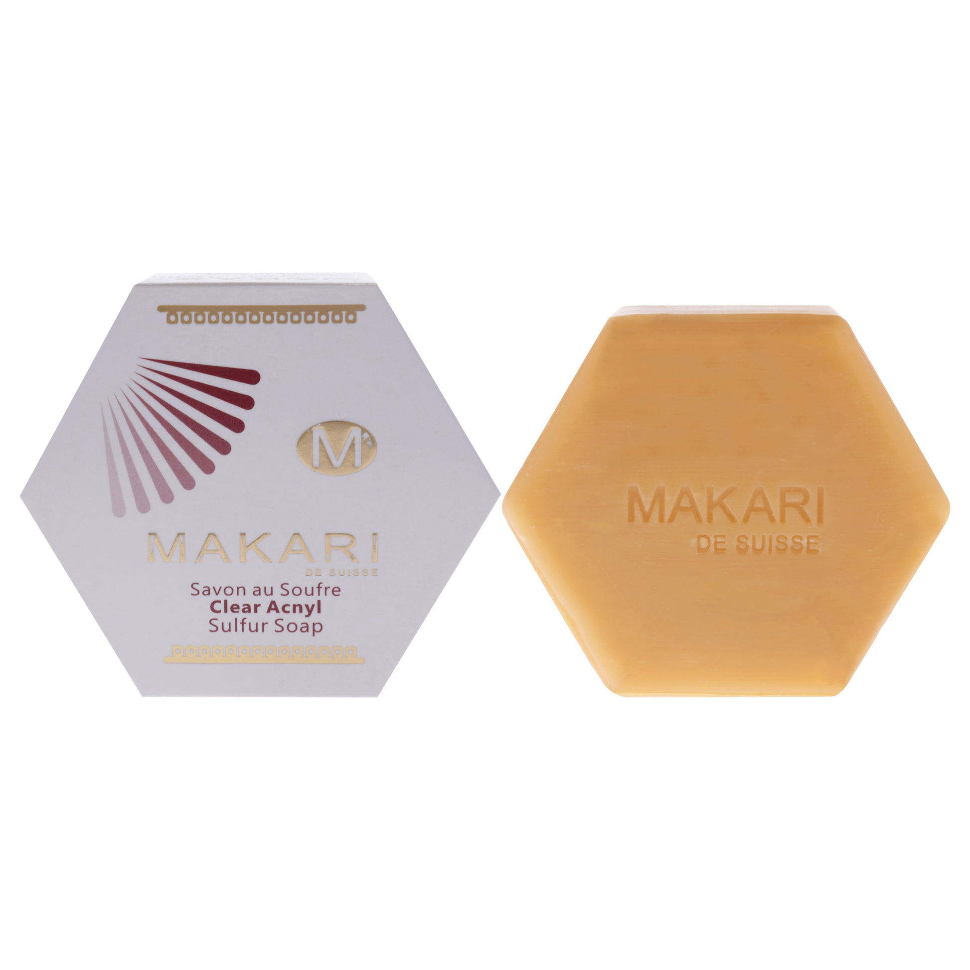 Sulfur Soap Clear Acnyl by Makari for Women - 7 oz Soap