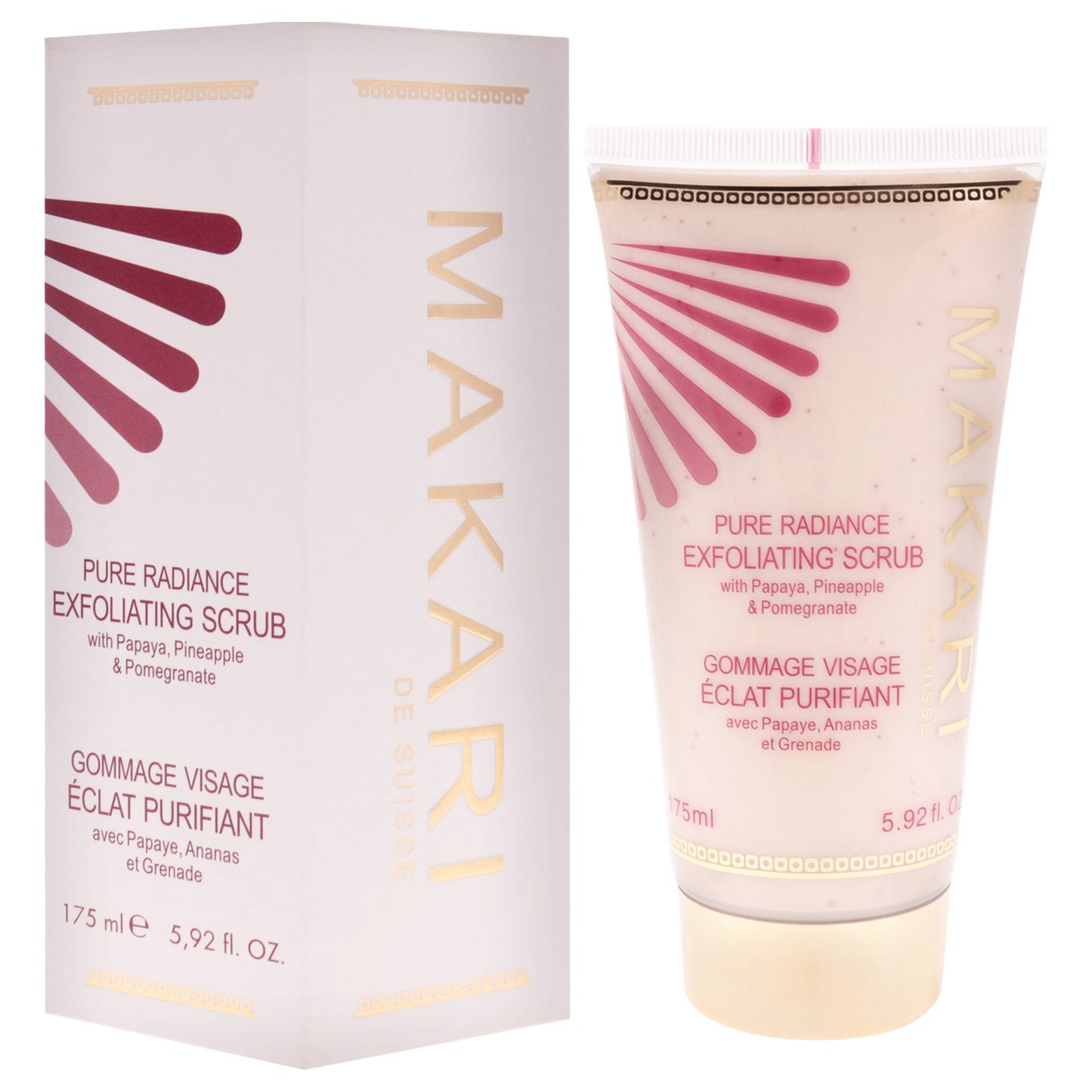 Pure Radiance Exfoliating Scrub by Makari for Women - 5.92 oz Scrub
