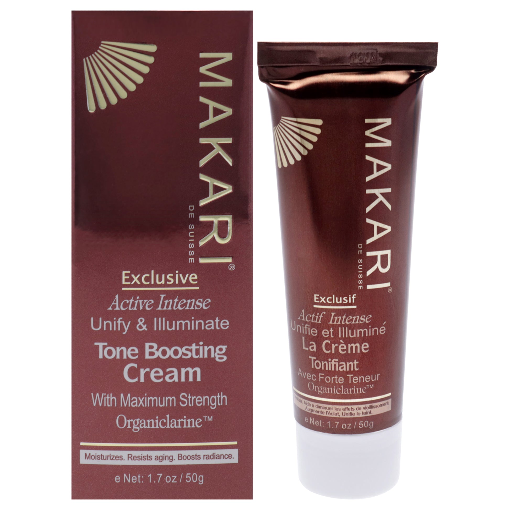 Exclusive Tone Boosting Face Cream by Makari for Women - 1.7 oz Cream