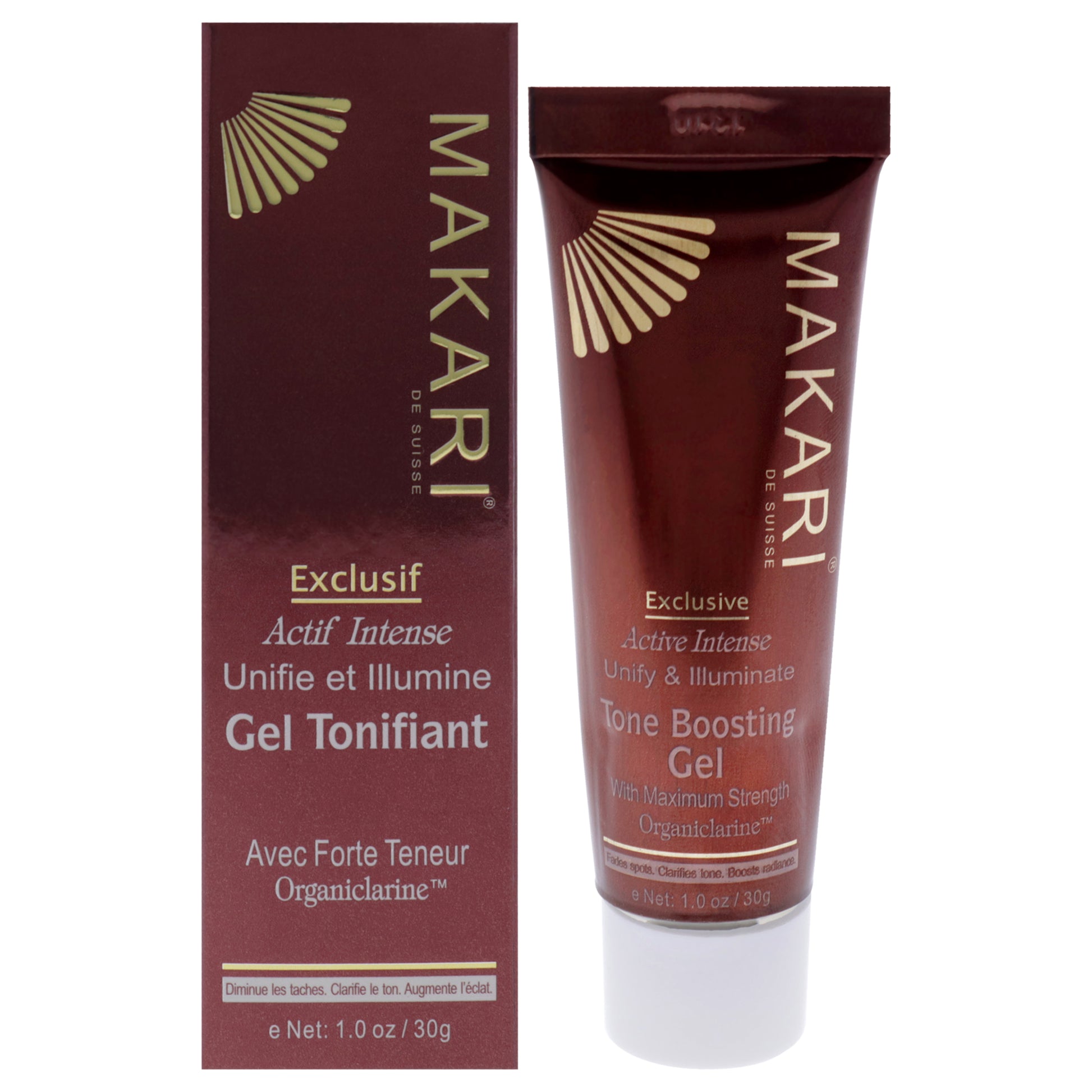 Exclusive Tone Boosting Gel by Makari for Women - 1 oz Gel