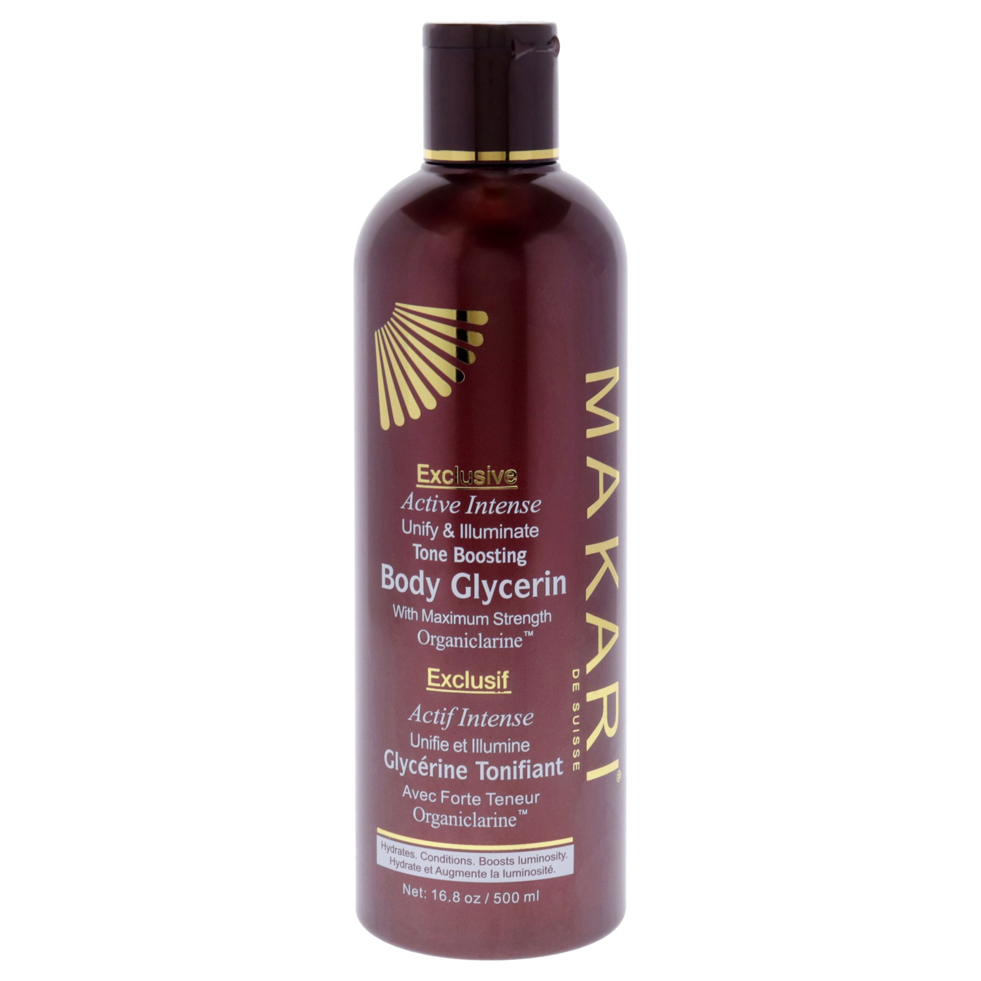 Exclusive Tone Boosting Body Glycerin by Makari for Women - 16.8 oz Toner