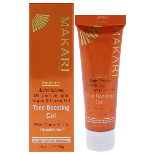Extreme Argan and Carrot Tone Boosting Gel by Makari for Women - 1 oz Gel