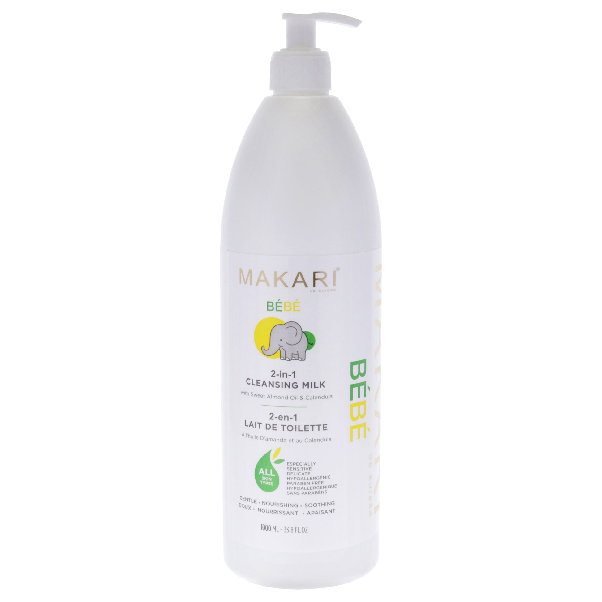2-in-1 Bebe Cleansing Milk by Makari for Women - 33.8 oz Cleanser