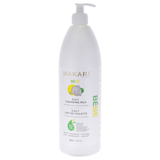 2-in-1 Bebe Cleansing Milk by Makari for Women - 33.8 oz Cleanser