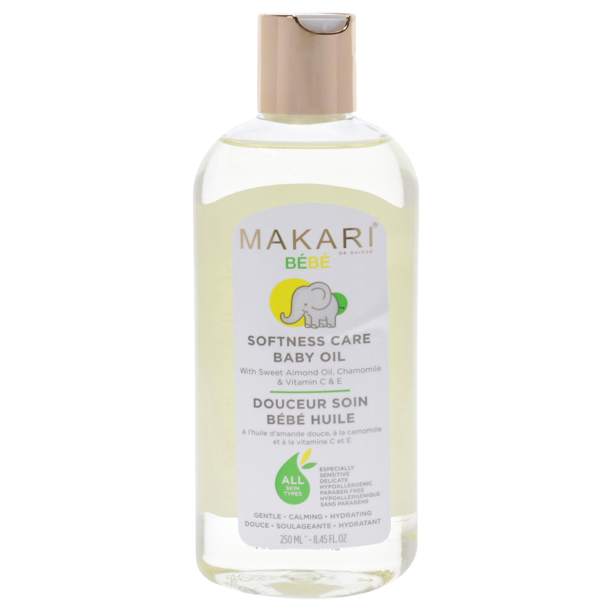 Bebe Care Softness Care Baby Oil by Makari for Kids - 8.45 oz Oil