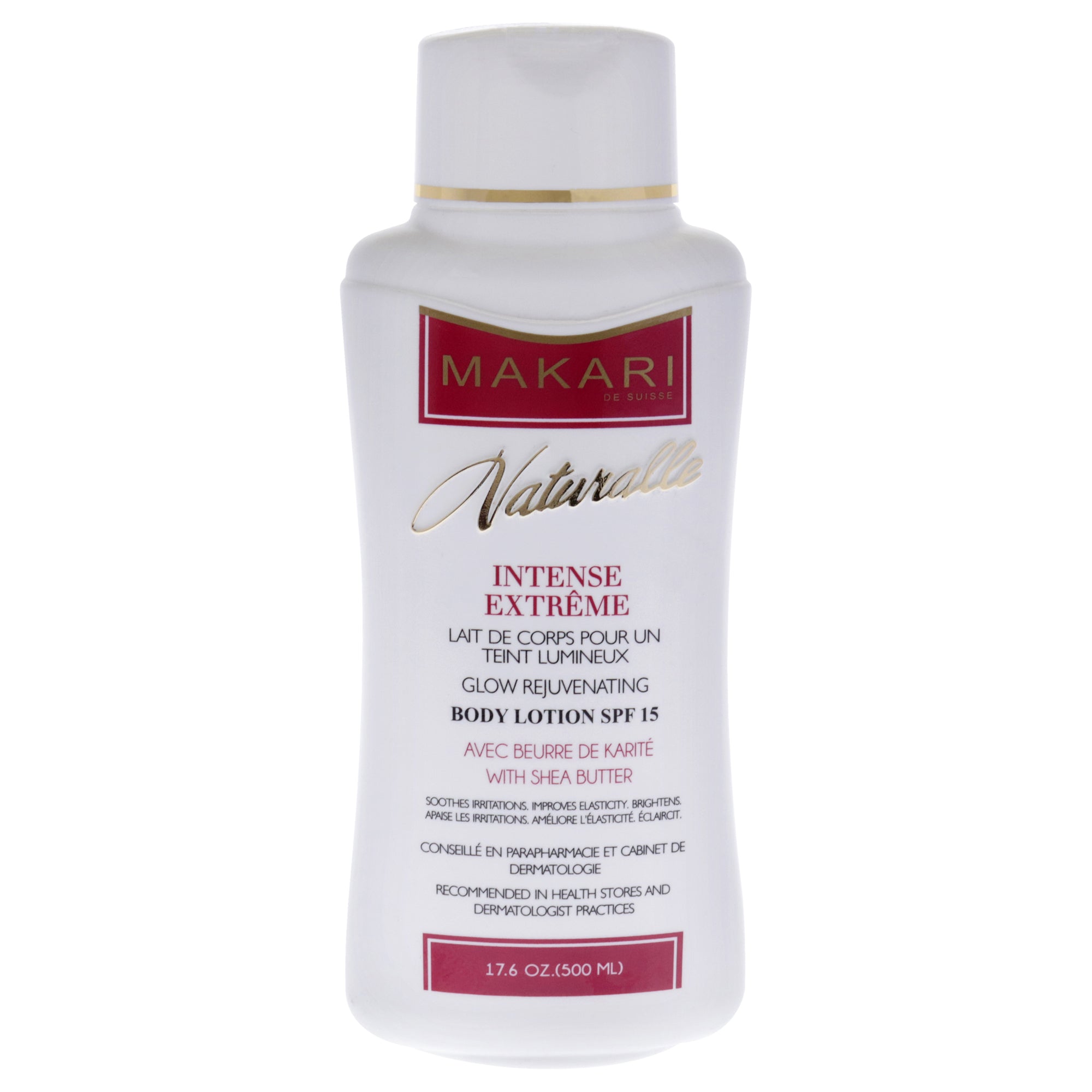 Intense Extreme Glow Rejuvenating Body Lotion SPF 15 by Makari for Women - 17.6 oz Body Lotion